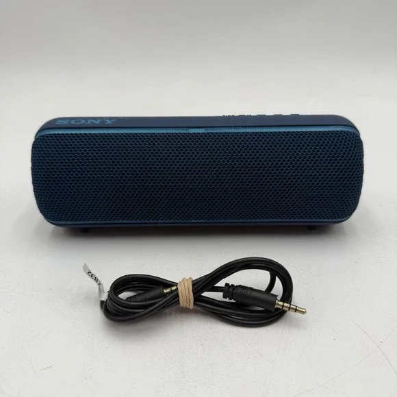 Sony SRS-XB22 Wireless Portable Speaker Extra Bass Waterproof Blue With Aux - Picture 1 of 6